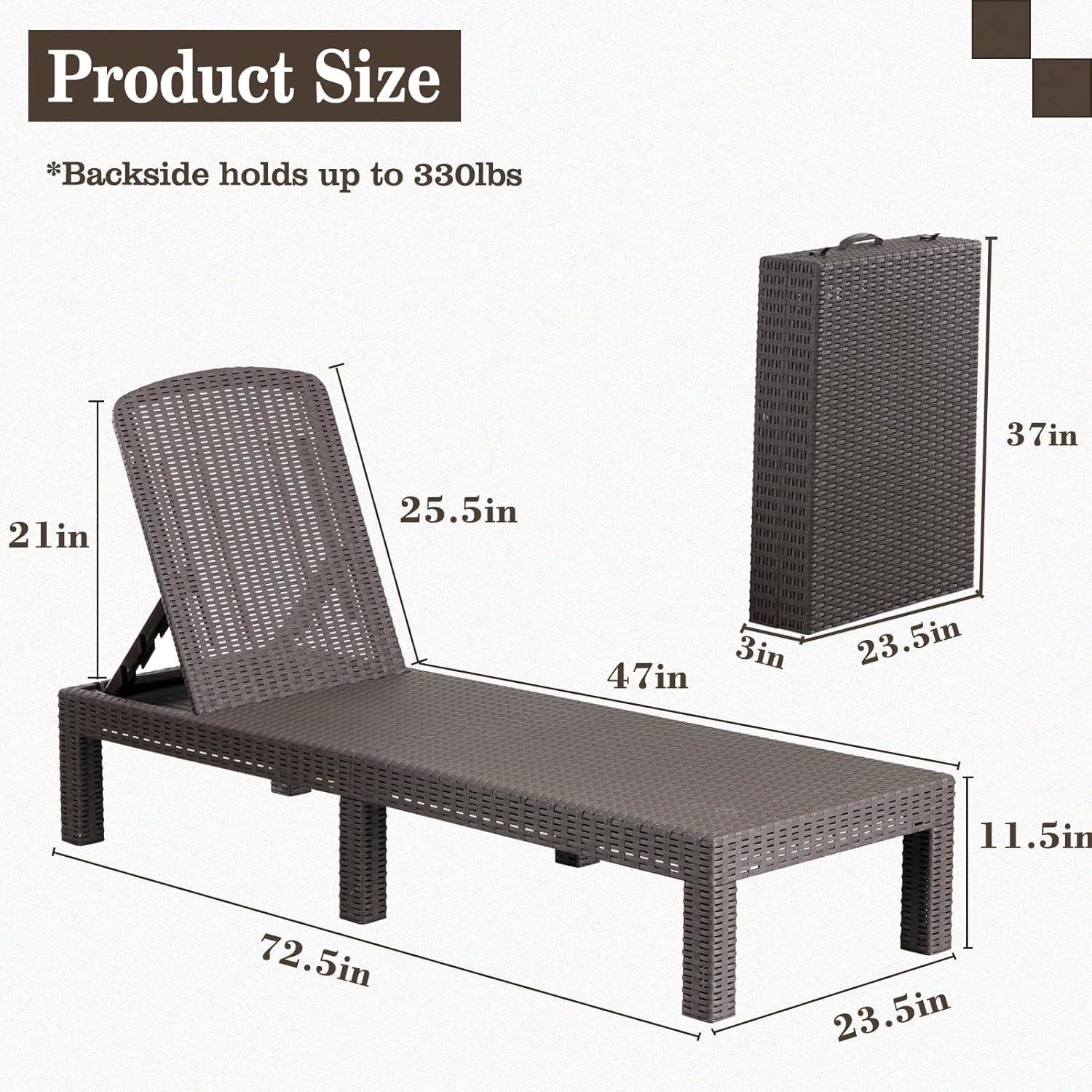 Outdoor-Lounge-Sessel wasserdicht in Mokka - RAPTAVIS