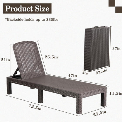 Outdoor-Lounge-Sessel wasserdicht in Mokka - RAPTAVIS