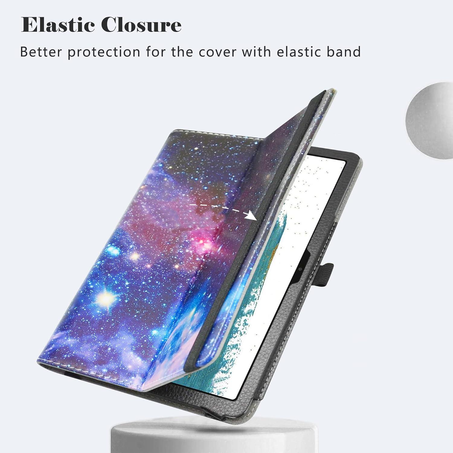 Schutzhülle mit Ständer für 10 Zoll Tablet: Leder Case Foldable Stand