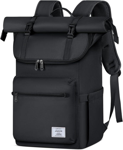 Rolltop Rucksack Wasserdicht Laptop 17,3 Zoll Uni Reisen