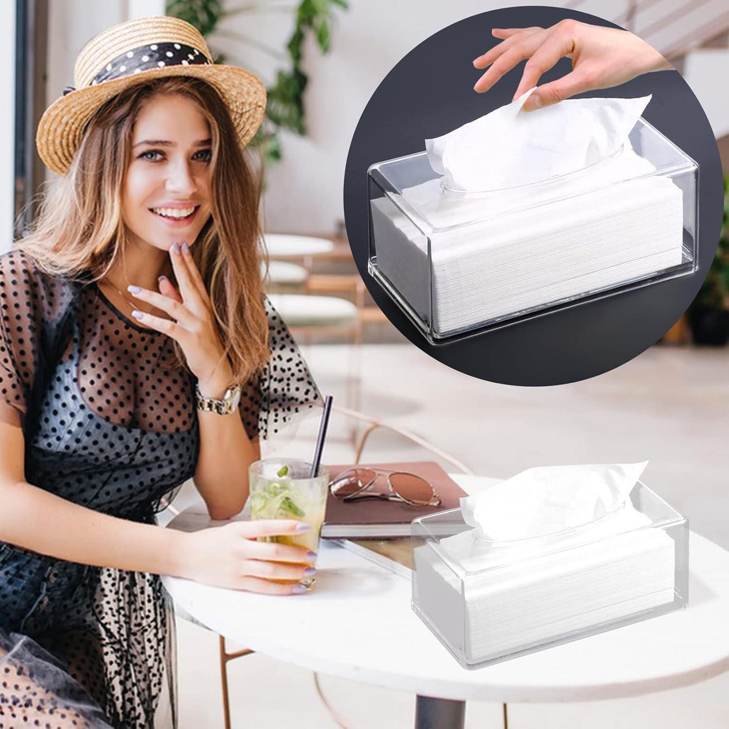 Transparente Acryl Taschentuchbox für Schlafzimmer und Badezimmer