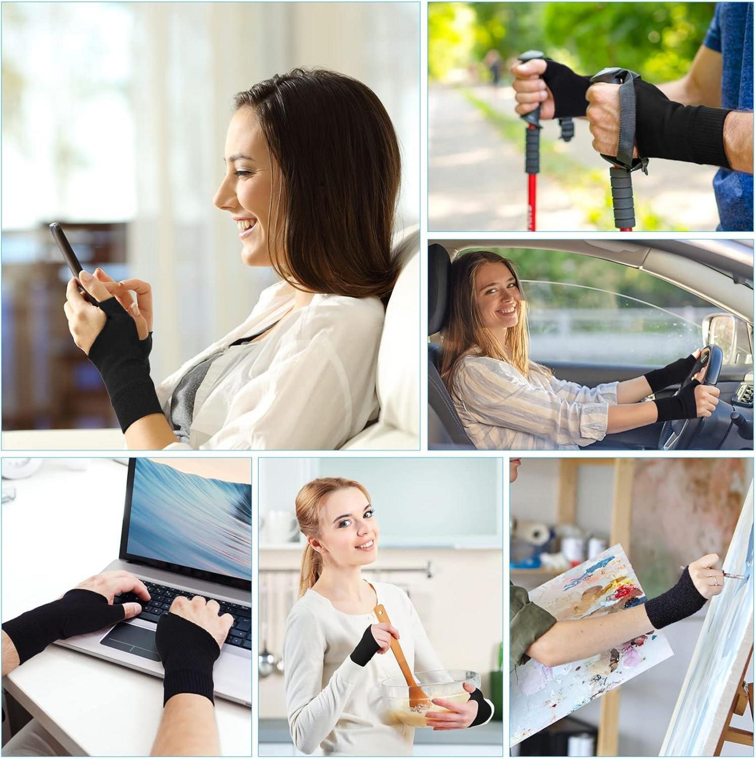 Arthritis Kompressionshandschuhe mit Gel für Schmerzlinderung