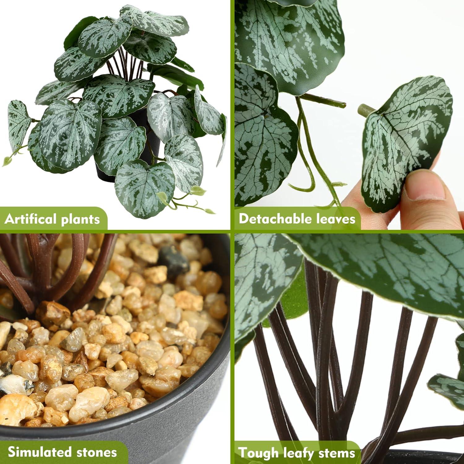 Grüne Hängende Kunstpflanzen Set mit 3 Pflanzen