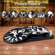 Valdivia Retro Vinyl Schallplatte Untersetzer 6er Set mit