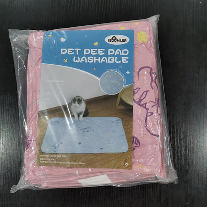 Welpenunterlagen Waschbar für Hunde, Schnell Absorbierend, Anti-Rutsch, Grau 121*76CM