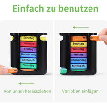 Wochentablettenbox 7 Tage 4 Fächer Morgens Mittags Abends