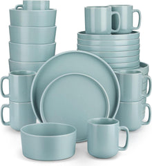 32-teiliges Tafelservice Set Steingut Snefnug - Skandinavisches Design