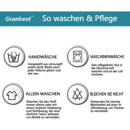 Wasserfester Futonbezug Stretch Sofabezug ohne Armlehnen (Kamel)