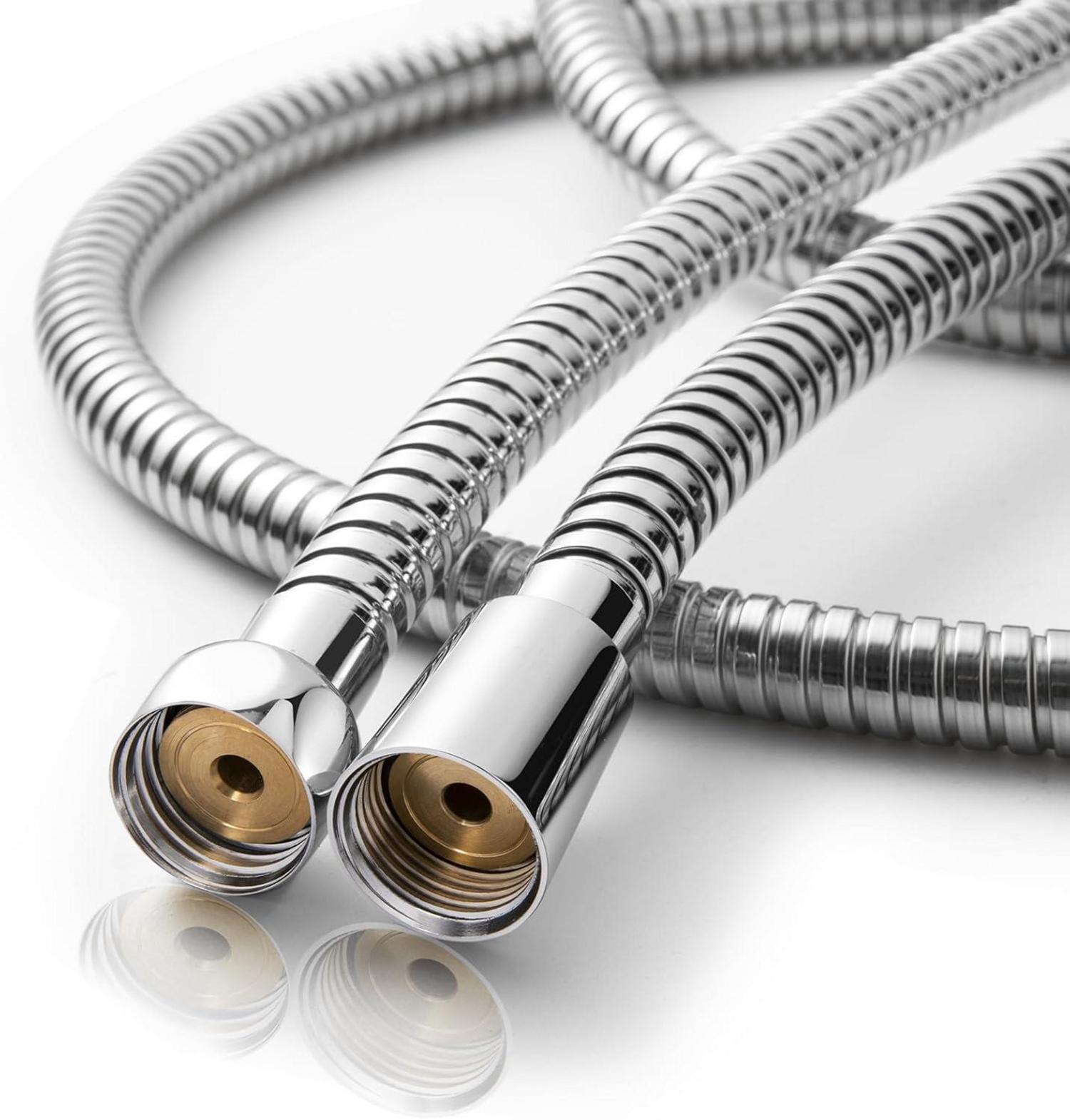 Duschschlauch Edelstahl Rostfrei 1,2m flexibler Schlauch