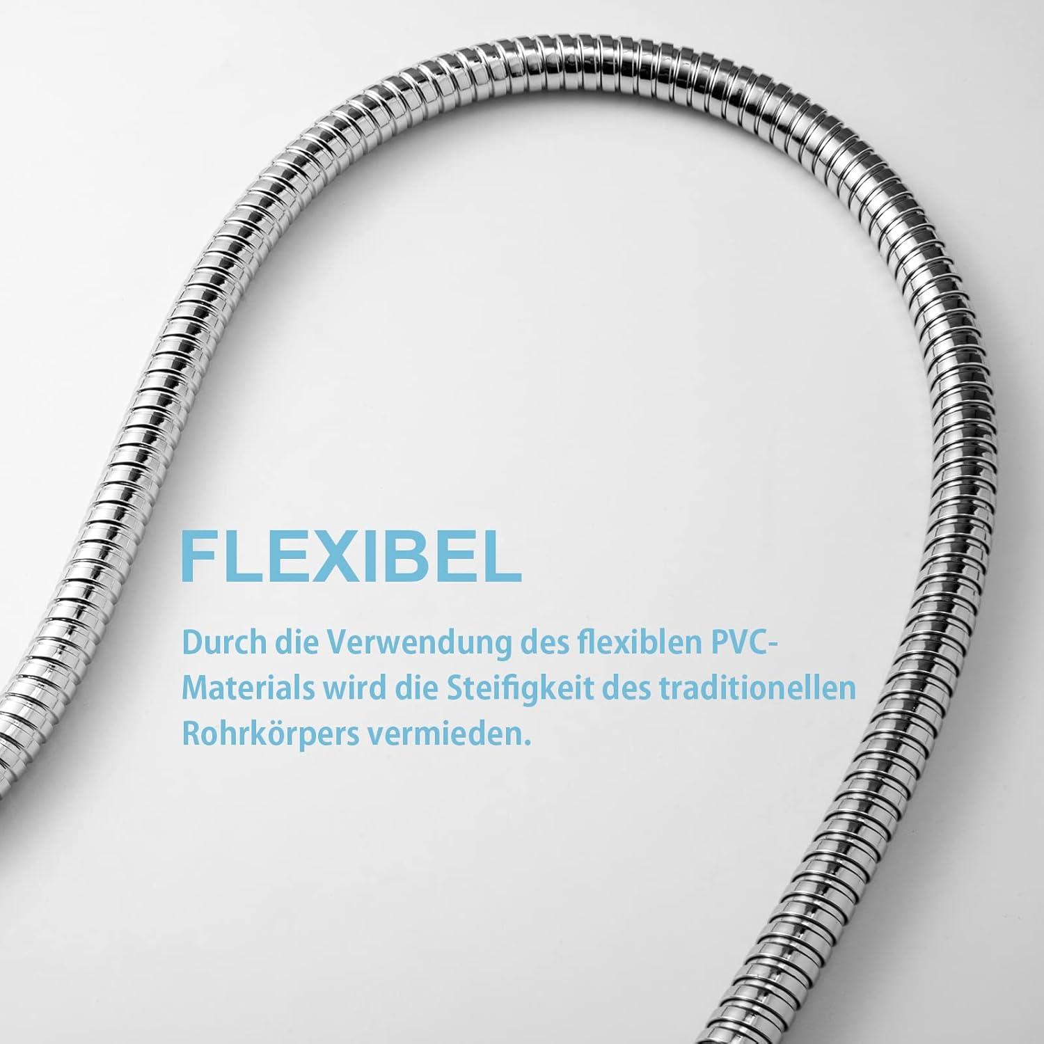 Duschschlauch 1,2m Bidet Brausenschlauch Edelstahl Rostfrei flexibler Ersatz