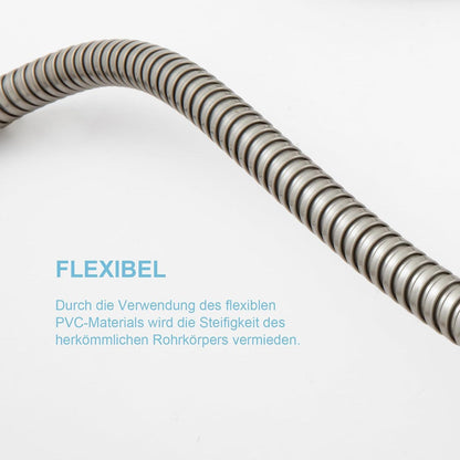 Duschschlauch Edelstahl Hochdruck Knickschutz Brauseschlauch Badarmaturen 2m