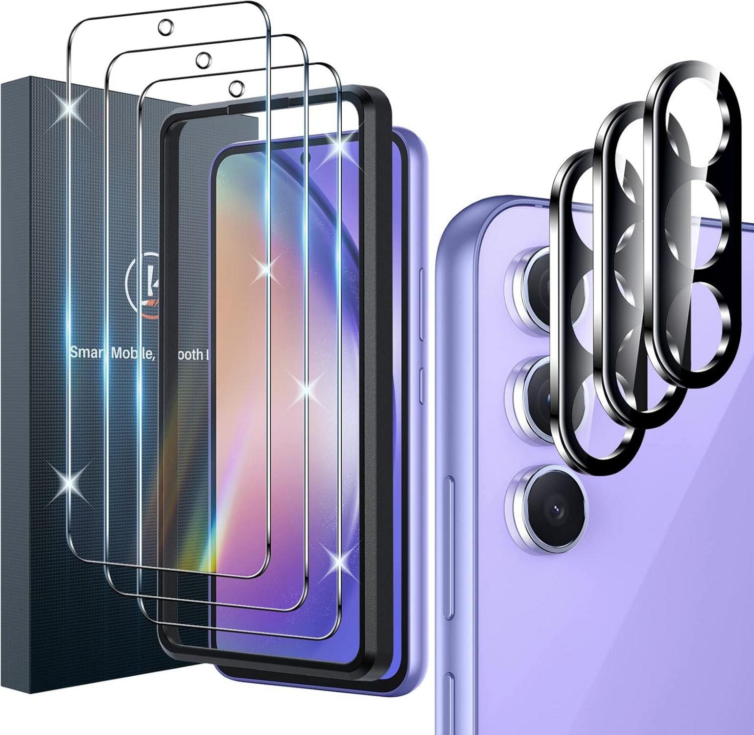Samsung Galaxy A54 5G Panzer Schutzfolie und Kameraglas Set