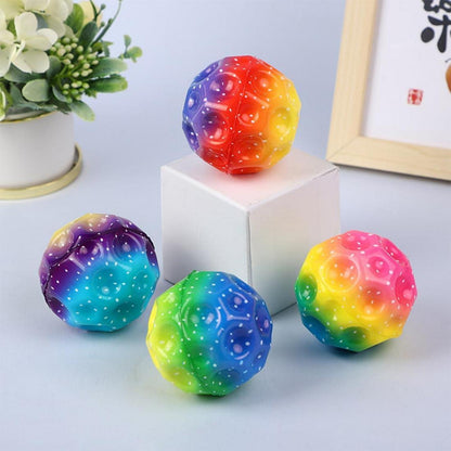 4er Set Planeten Bouncy Balls für Jungen und Mädchen, Kinder Jump Ball Spielzeug