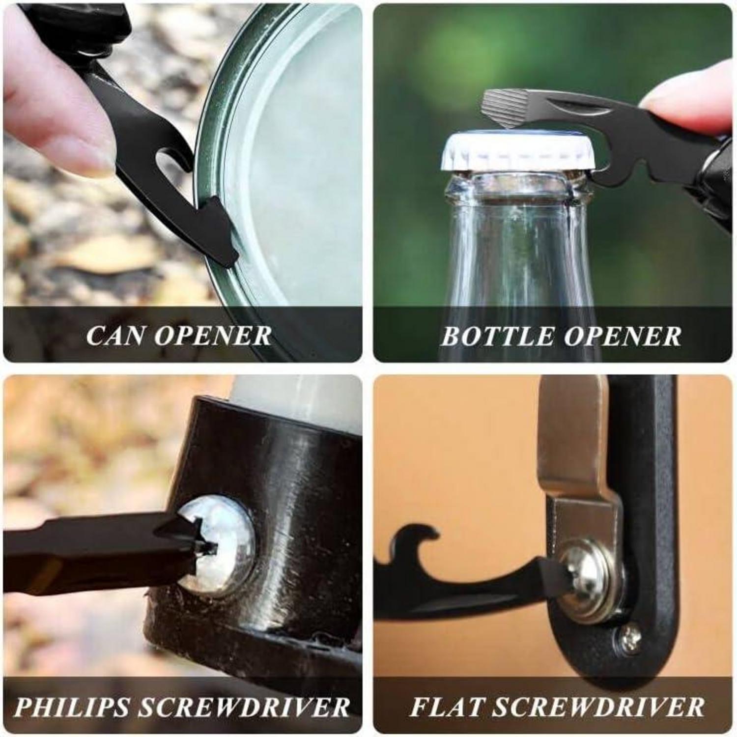 Multitool Taschenmesser 9-in-1 Schraubendreher Überleben Camping