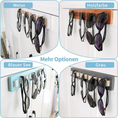 Brillenhalter Wand Sonnenbrillen Organizer Holz Aufbewahrung
