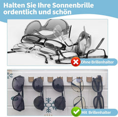 Brillenhalter Sonnenbrillen Organizer Holz Aufhängen-Display