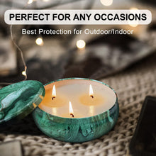 Citronella Kerzen Outdoor Set 3x60Std, Groß, Sojawachs