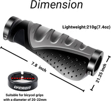 LYCAON Bike Lenker Griffe Ergonomisch Gummi Fahrrad Griff