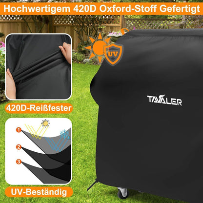 Tavaler Grillabdeckung 140x65x120 cm - Wetterfest 420D
