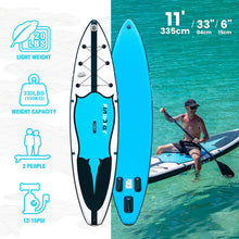 FunWater Aufblasbares Stand Up Paddle Board Surfbrett SUP
