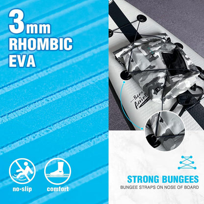 Aufblasbares Stand Up Paddle Board SUP Komplettset Paddelboard Zubehör