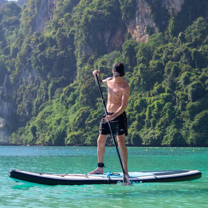 FunWater Aufblasbares Stand Up Paddle Board Komplettset Erwachsene Blue Black
