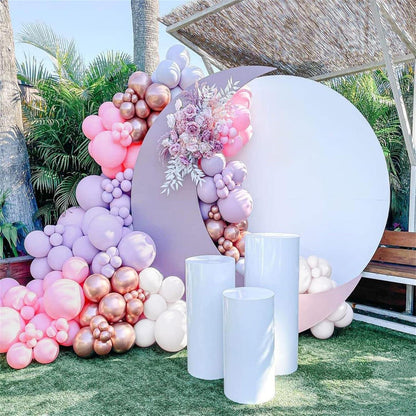 Lila Rosa Ballon Girlande Deko-Set für Party Hochzeit 130 Stück