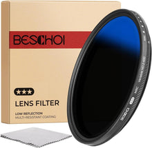 Variabler ND Filter ND2-ND400 1-9 Stufen 37mm Graufilter mit 42