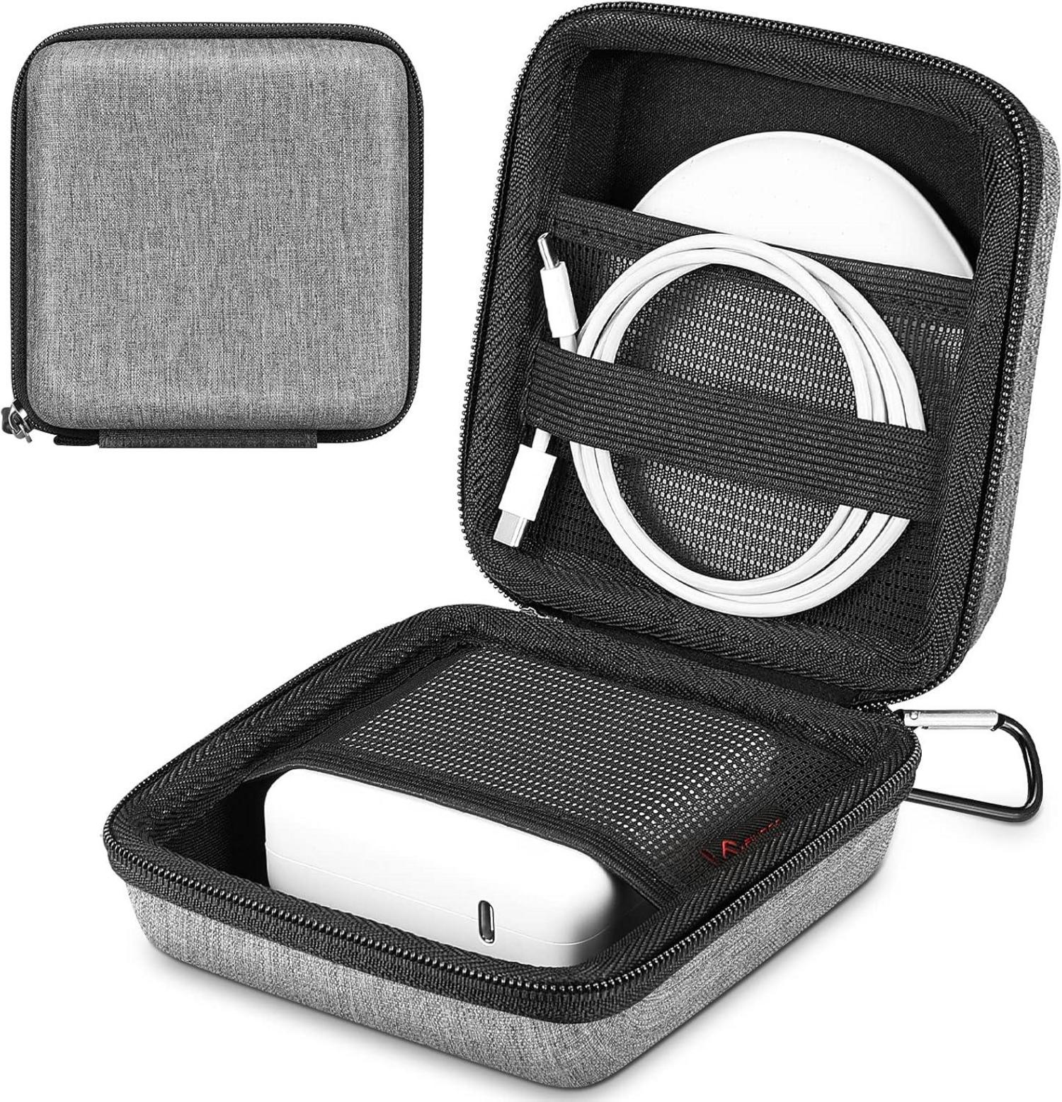 Hartschalen Tasche für MacBook Ladegerät und Zubehör, Grau