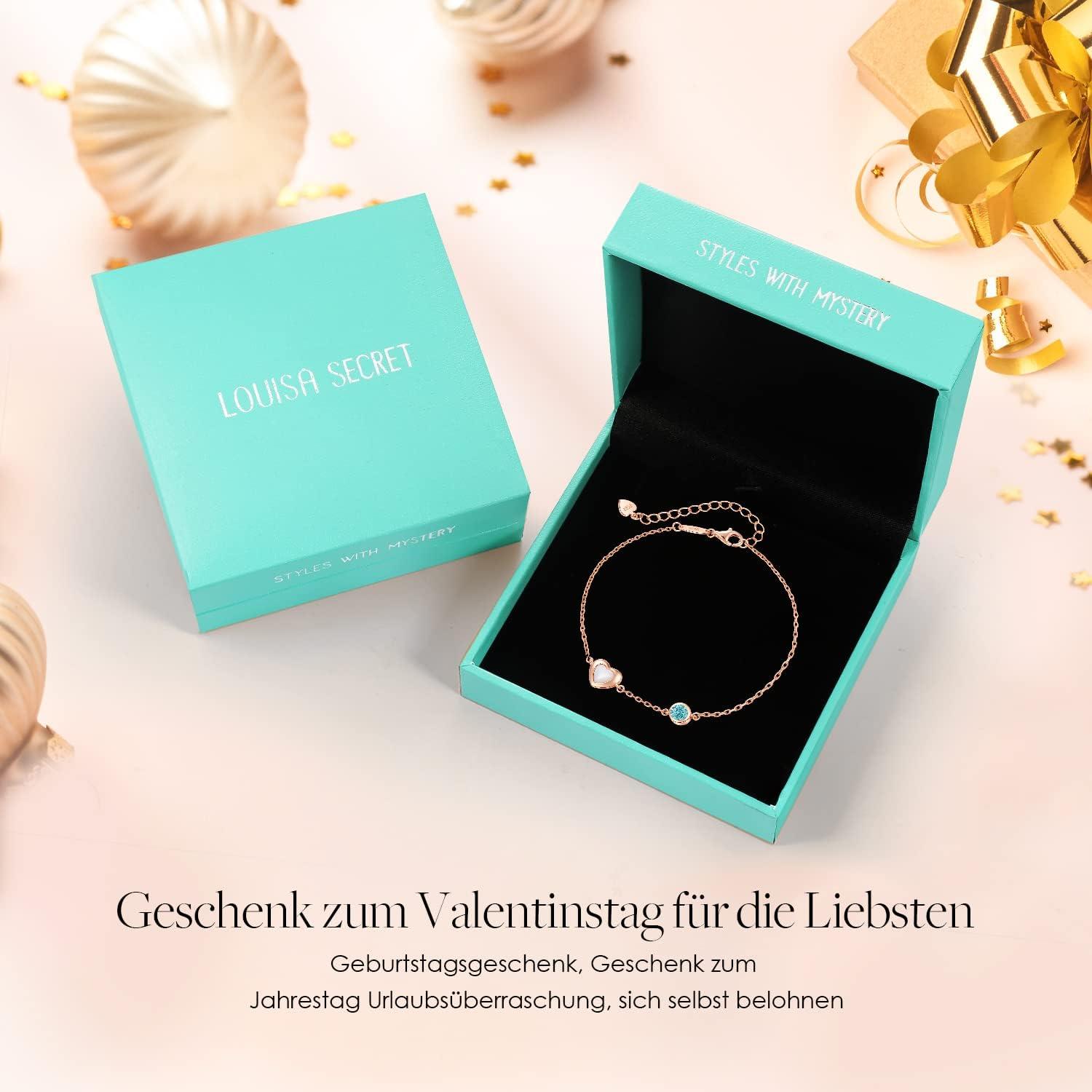 Damen Infinity Armband Silber 925 Zirkonia Verstellbares Valentinstag