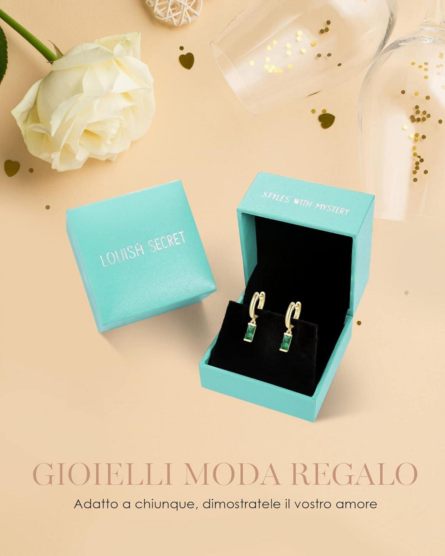 Silber 925 Gold Ohrstecker Zirkonia Ohrringe Valentinstag Muttertag