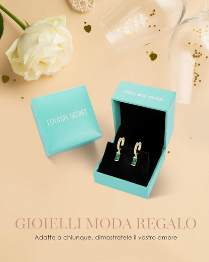 Silber 925 Gold Ohrstecker Zirkonia Ohrringe Valentinstag Muttertag