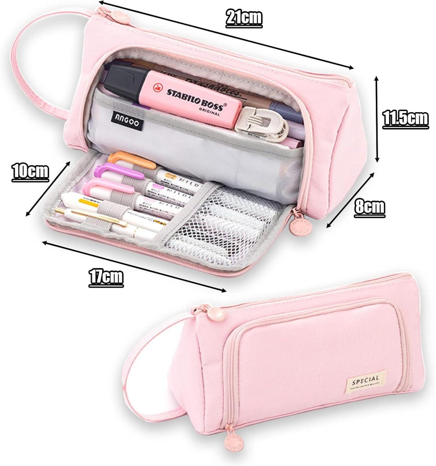 X SIM FITNESSX Federmäppchen 3 Fach Pencil Case Mädchen