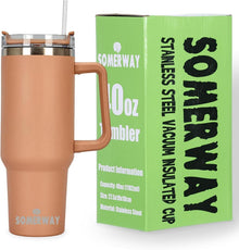 Isolierbecher 1182ml Doppelwandiger Edelstahl Vakuum Kaffeebecher