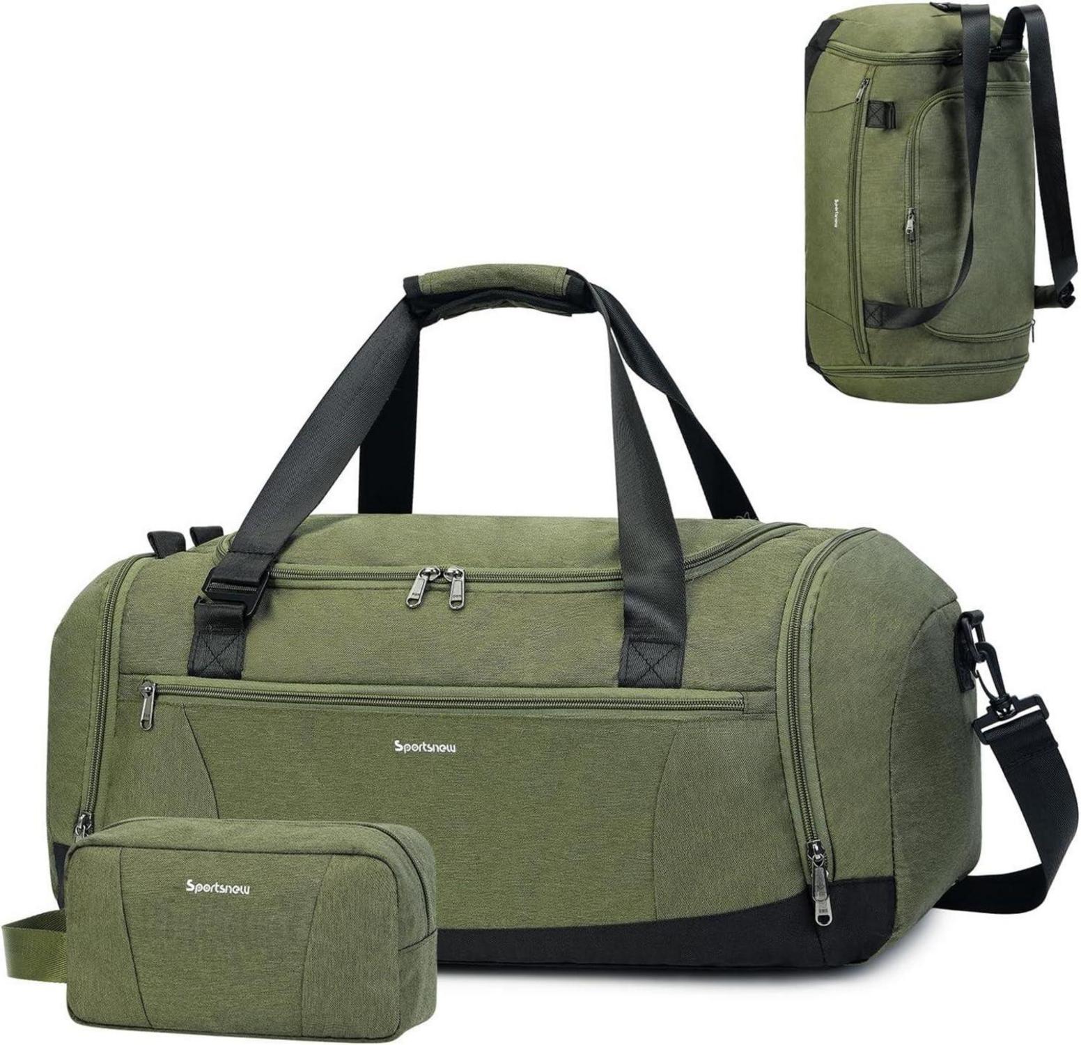 Sporttasche mit Schuh- und Nassfach, Weekender Damen&Rucksack Herren