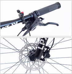 MEGHNA Hydraulische Scheibenbremse Fahrrad für MTB Bremse - Bilaterale Bremse mit Split-Schaltbel