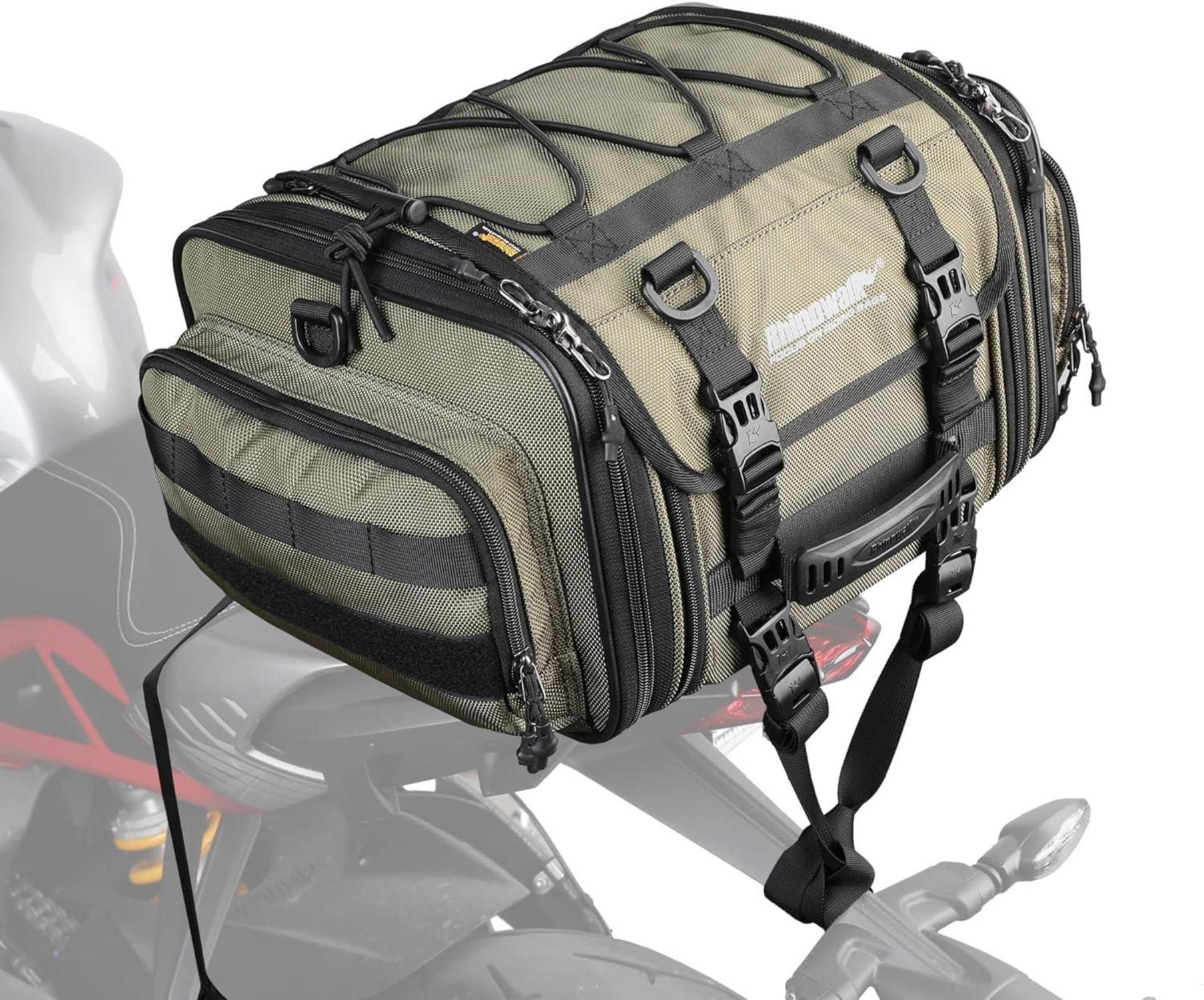 Motorrad Sitztasche 26L Wasserdicht Rücksitz Hecktasche