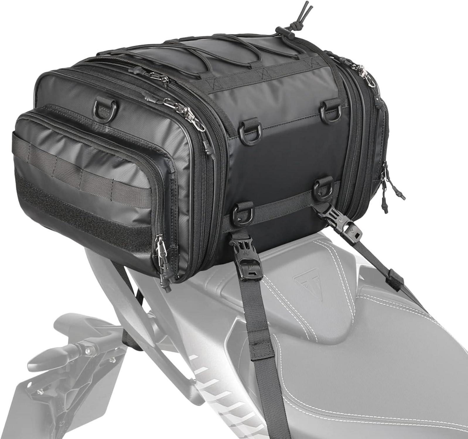 Motorrad Sitztaschen 19-26L Wasserdicht Rücksitztasche Gepäcktasche