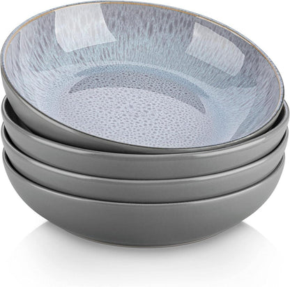 Suppenschalen Set Steingut 4er KARST Pastateller Spaghetti