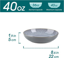 vancasso KARST Suppenschalen Set 4er, Pastateller, Spaghetti
