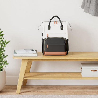 Rucksack Damen Laptop 15.6 Zoll Schultasche Wasserdicht Uni