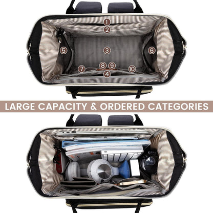 Damen Laptop Rucksack 15.6 Zoll Schulrucksack Mädchen Wasserdicht