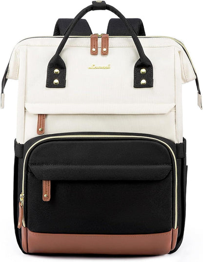 Großer Laptop-Rucksack 17.3 Zoll für Damen mit Laptopfach