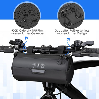 Fahrrad Lenkertasche wasserdicht reflektierend abnehmbarer