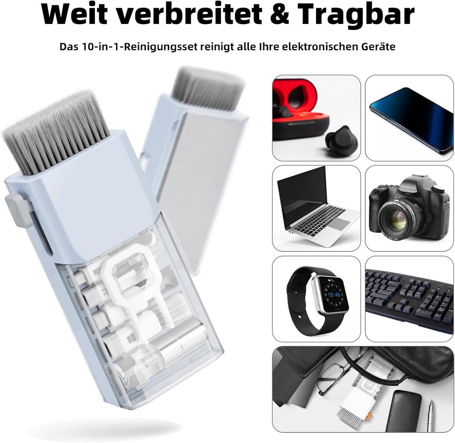 Tastatur Reinigungsset Screen Cleaner Kit Morandi-Blau iPhone Tablet