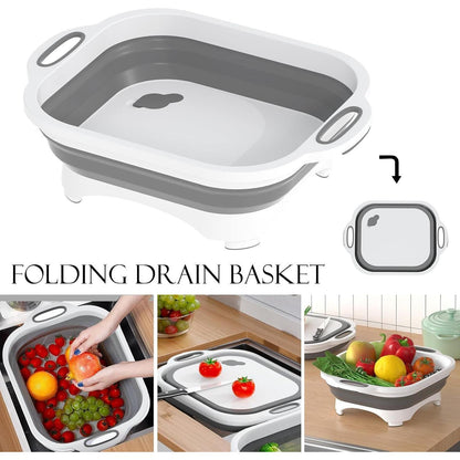 Faltbares Camping Schneidebrett 3-in-1 Multifunktion mit
