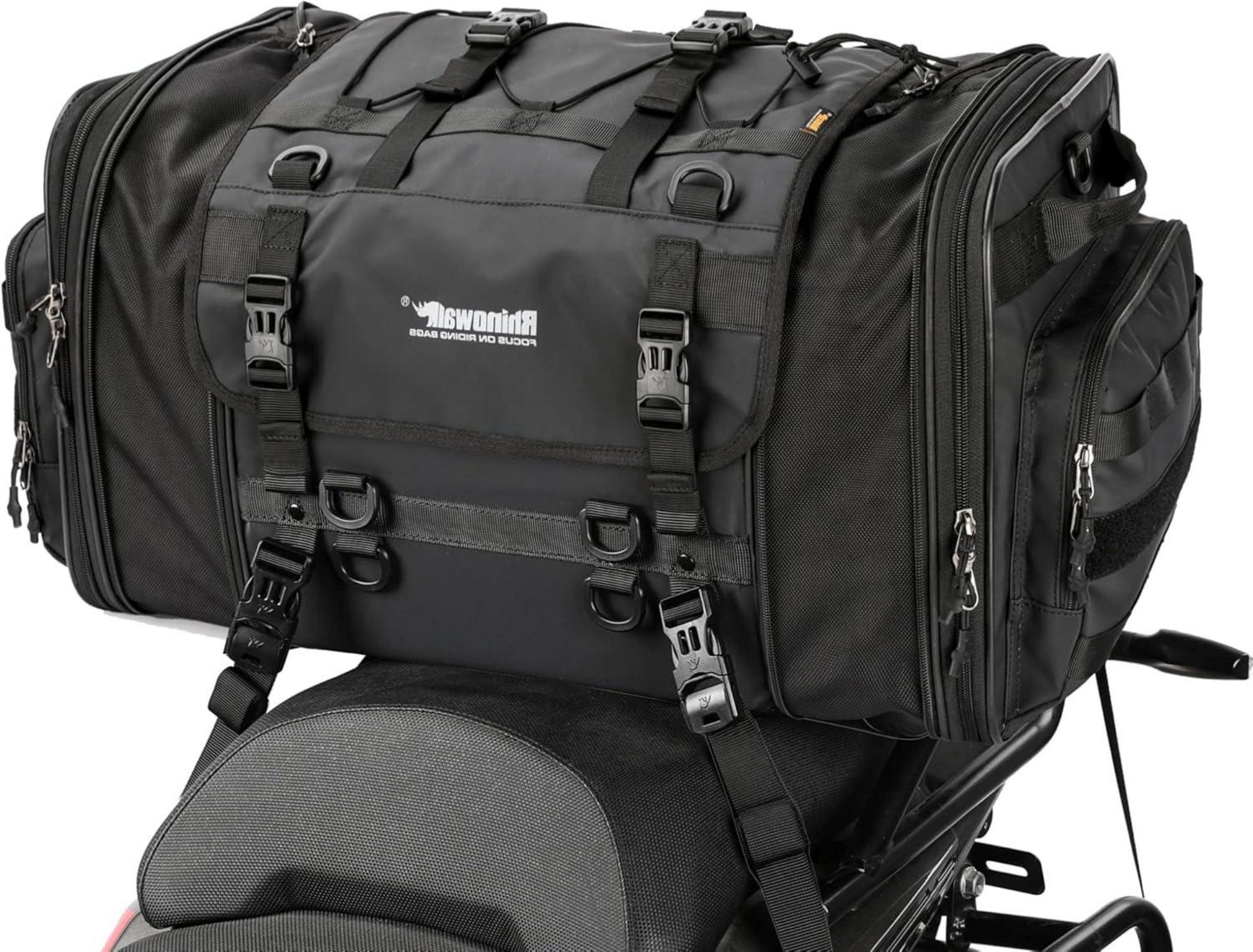 Motorrad Gepäckrolle 40-60L Erweiterbar Wasserdicht Multifunktional
