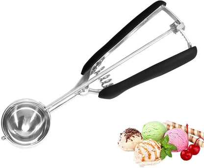 Eisportionierer mit Auslöser Edelstahl 22*5cm Spülmaschinenfest