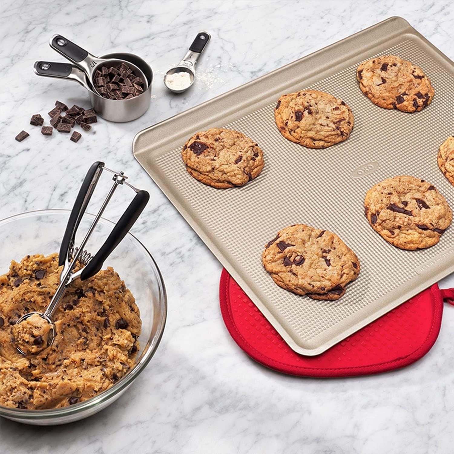 Eisportionierer Edelstahl mit Auslöser 22x5cm Spülmaschinenfest