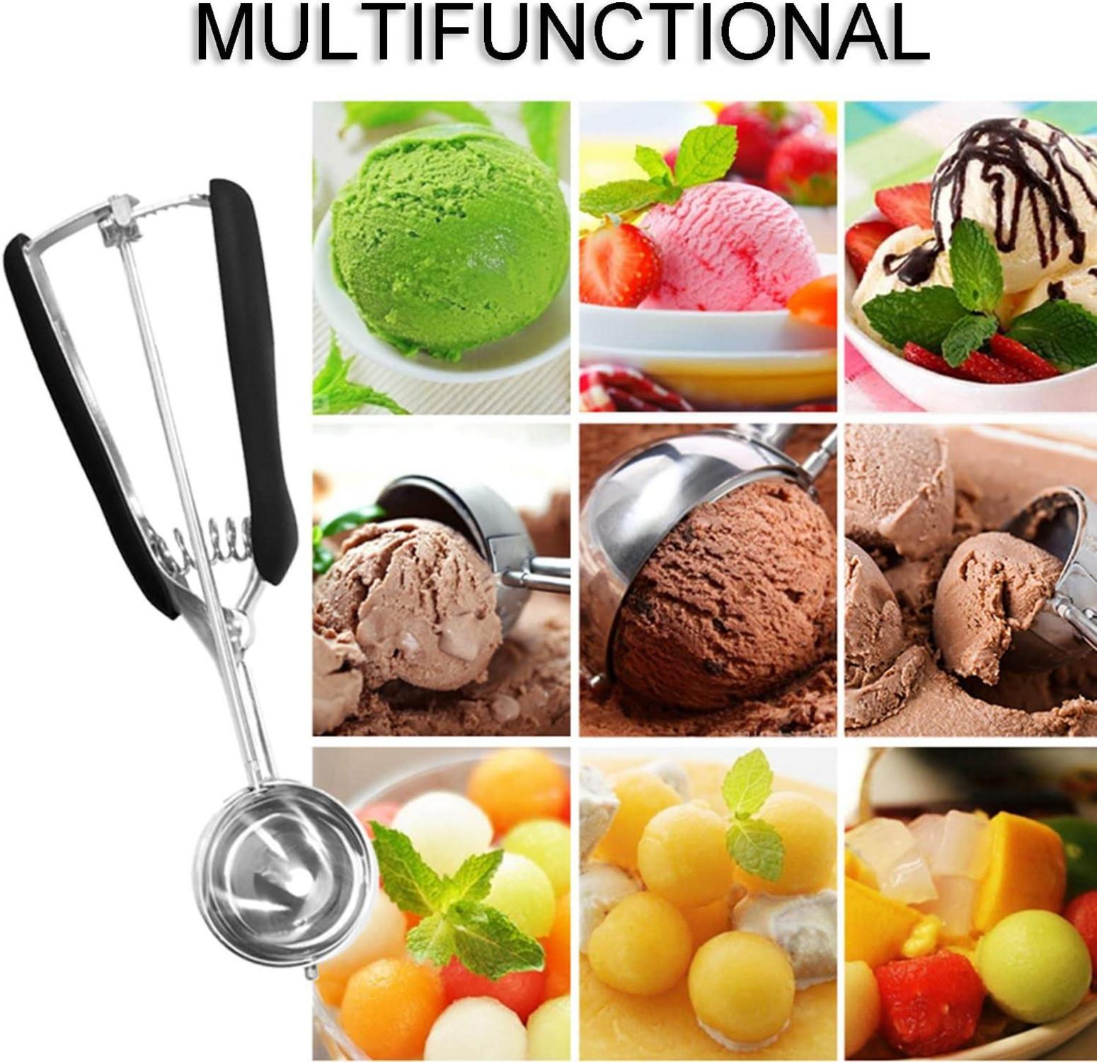 Eislöffel Aus Edelstahl 22*5cm mit Auswurf-Funktion